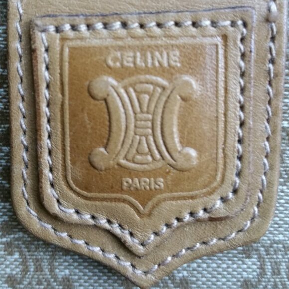 Vintage Celine  Macadam Clutch Bag. - Picture 3 of 9